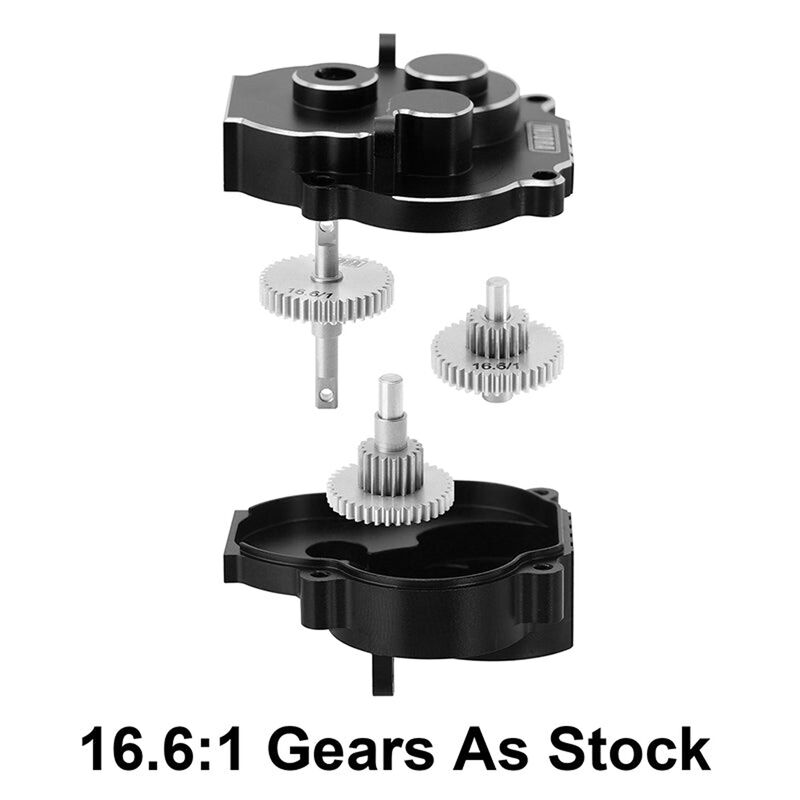 INJORA Stock Aluminum Complete Transmission, 1/18 Traxxas TRX-4M