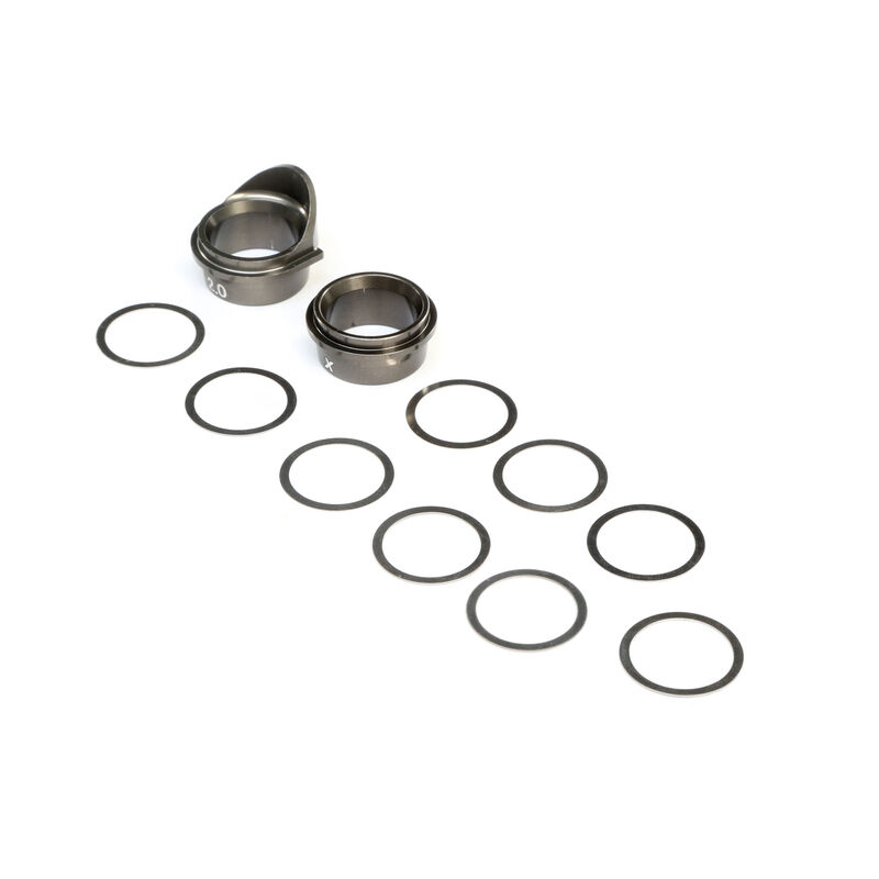 Rear Gearbox Bearing Inserts Aluminum: 8X, 8XE Rear Gearbox Bearing Inserts Aluminum: 8X, 8XE