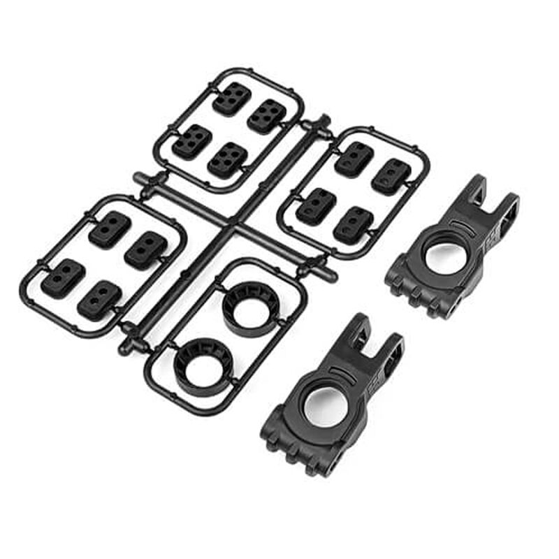 Left & Right +/-2mm Rear Hubs & Bearing Spacers, 1/8 Tekno EB/MT/NB48 2.2