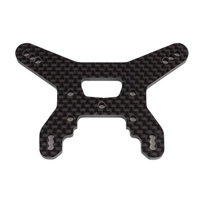 V2 Rear Shock Tower, 31mm Carbon Fiber: RC10B74.1 V2 Rear Shock Tower, 31mm Carbon Fiber: RC10B74.1