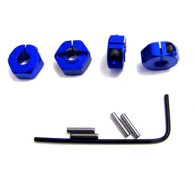 Blue Aluminum Locking 12mm Wheels Hex Kit Blue Aluminum Locking 12mm Wheels Hex Kit