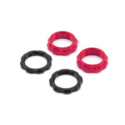 S8E Machined Spring Collars â Red S8E Machined Spring Collars â Red