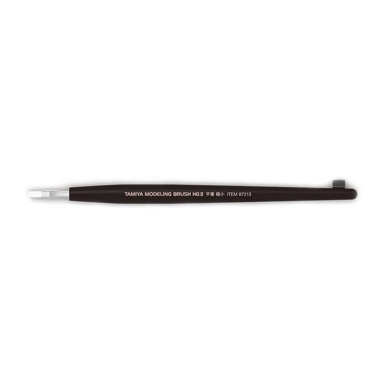 Tamiya Modeling Brush HG II Flat Brush, Xtra Small
