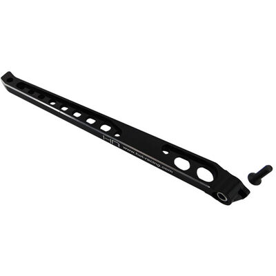 Aluminum Rear Chassis Brace (Black): Kraton, Talion 165mm Aluminum Rear Chassis Brace (Black): Kraton, Talion 165mm