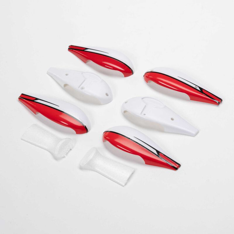 Wheel Pants Set, Red: SR22T 1.5m