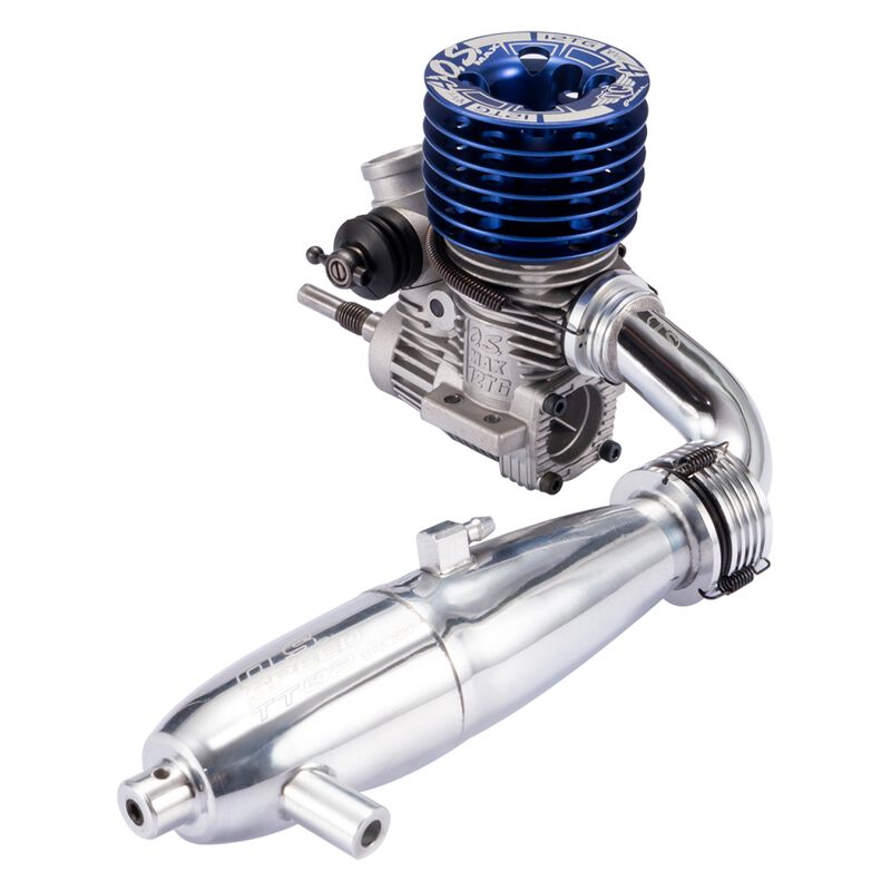 OS Engines MAX-12TG VER.5 2.1cc Nitro Engine with Muffler Set OS Engines MAX-12TG VER.5 2.1cc Nitro Engine with Muffler Set