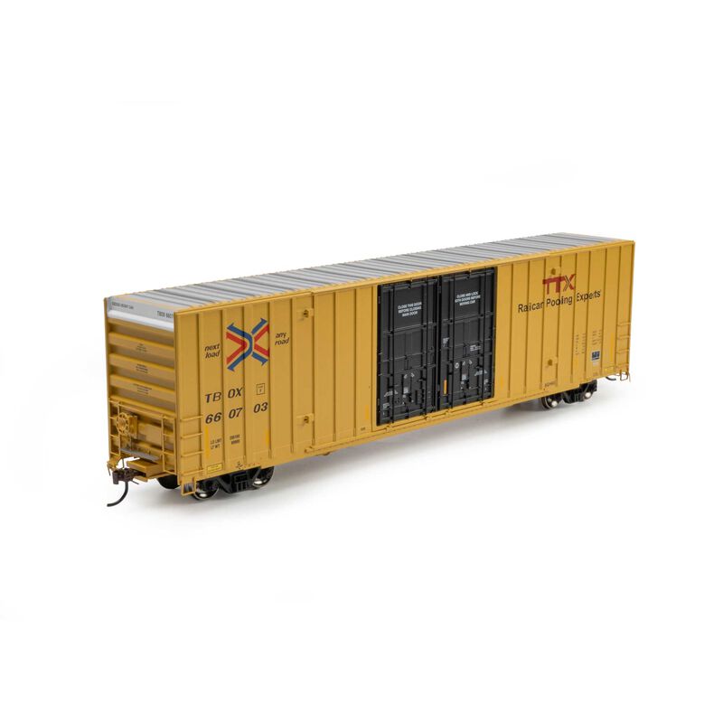 Athearn HO ATH 60' Gunderson High Cube Double Door Box Car, TBOX #660703 Athearn HO ATH 60' Gunderson High Cube Double Door Box Car, TBOX #660703