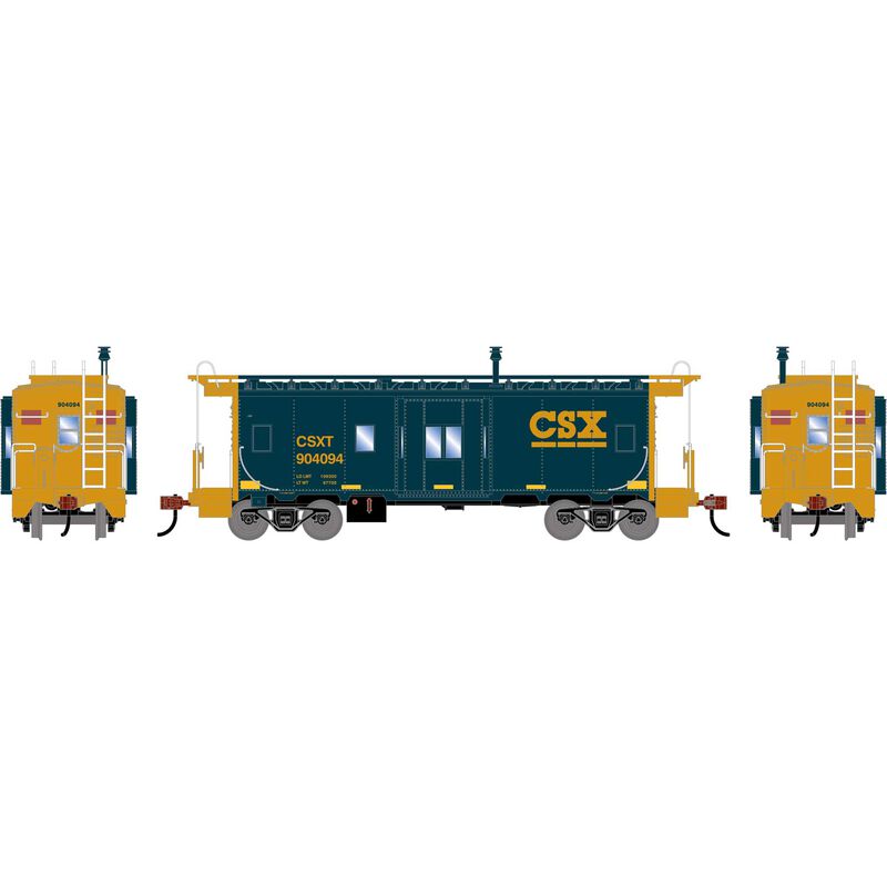 HO ATH Bay Window Caboose, CSX #904094
