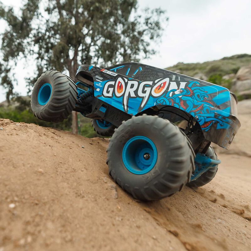 ARRMA 1/10 GORGON 2WD RTR Brushed Monster Truck (Battery & Charger Included), Yellow ARRMA 1/10 GORGON 2WD RTR Brushed Monster Truck (Battery & Charger Included), Yellow
