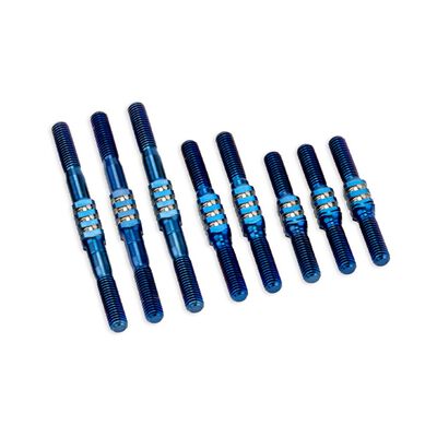 Fin Titanium Turnbuckle Set, 1/10 Team Associated RC10 Classic, Burnt Blue Fin Titanium Turnbuckle Set, 1/10 Team Associated RC10 Classic, Burnt Blue
