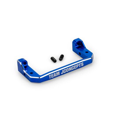 Aluminum Servo Mount Bracket, 1/10 Team Associated RC10/ RC10T/ RC10GT, Blue Aluminum Servo Mount Bracket, 1/10 Team Associated RC10/ RC10T/ RC10GT, Blue