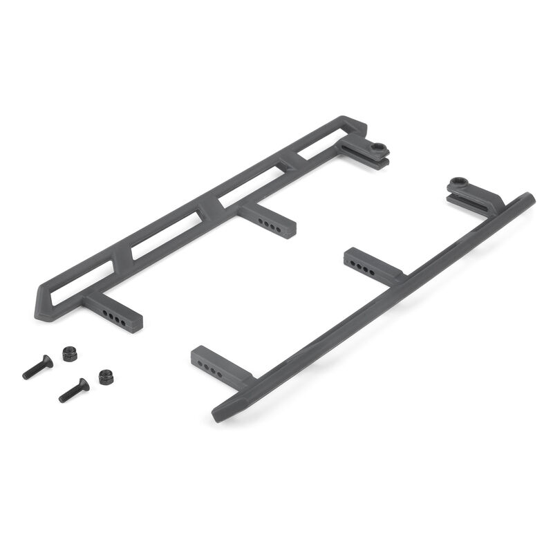 Axial Rock Sliders, Gray, Jeep JT: SCX10 III MotoBilt