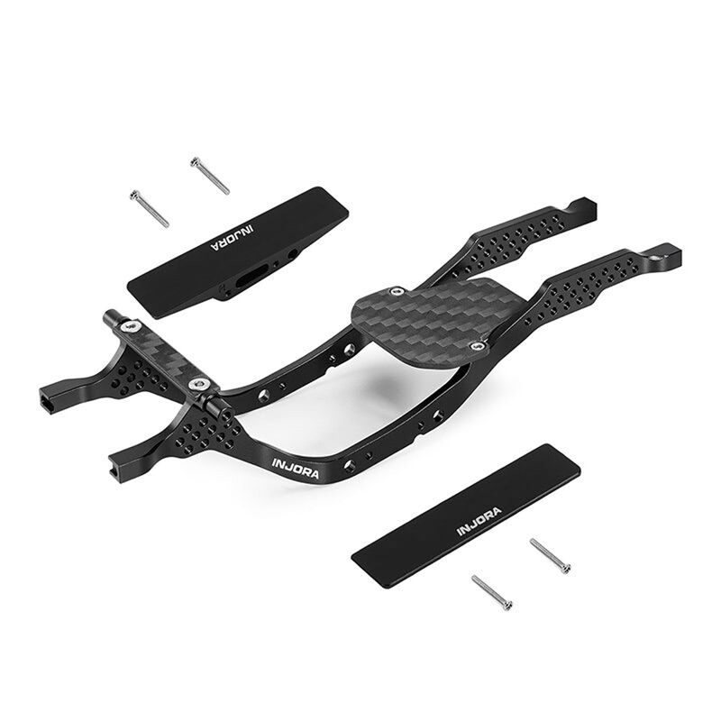 INJORA Aluminum & Carbon Fiber Chassis Kit with Rock Sliders, 1/30 Axial SCX30