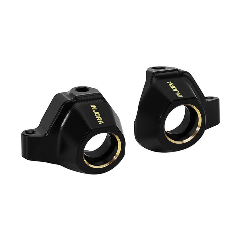 INJORA Brass Steering Knuckle Set, Black, 1/30 Axial SCX30