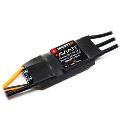 Avian 45-Amp Brushless Smart ESC, 3S-6S Avian 45-Amp Brushless Smart ESC, 3S-6S