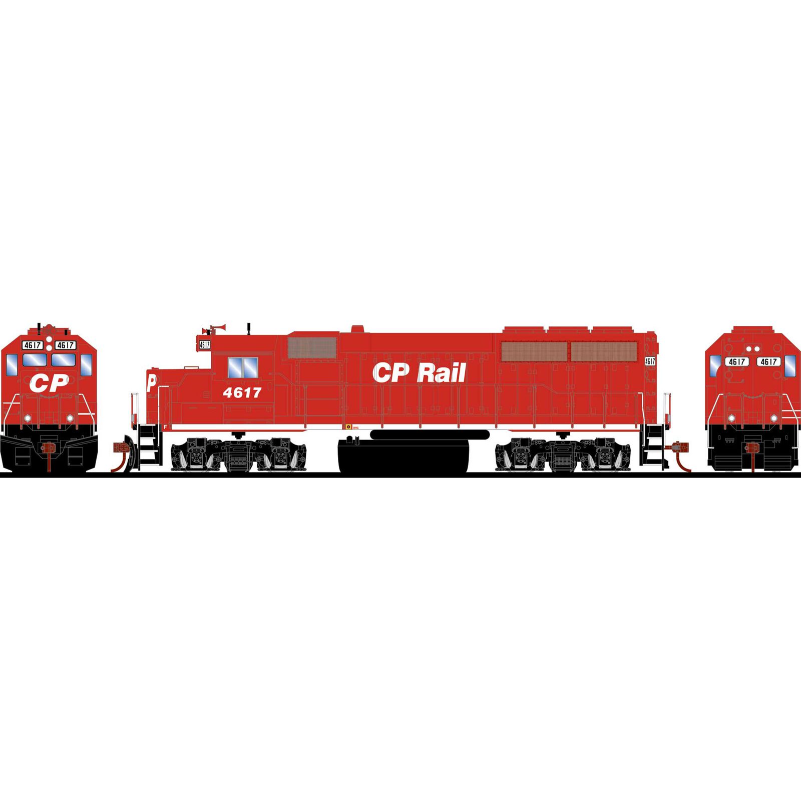 HO GP40-2 Locomotive, CSX #6942