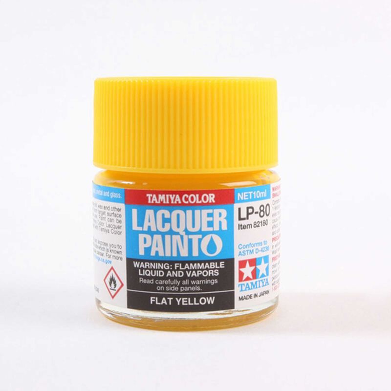 Lacquer LP-80 Flat Yellow 10ml Bottle