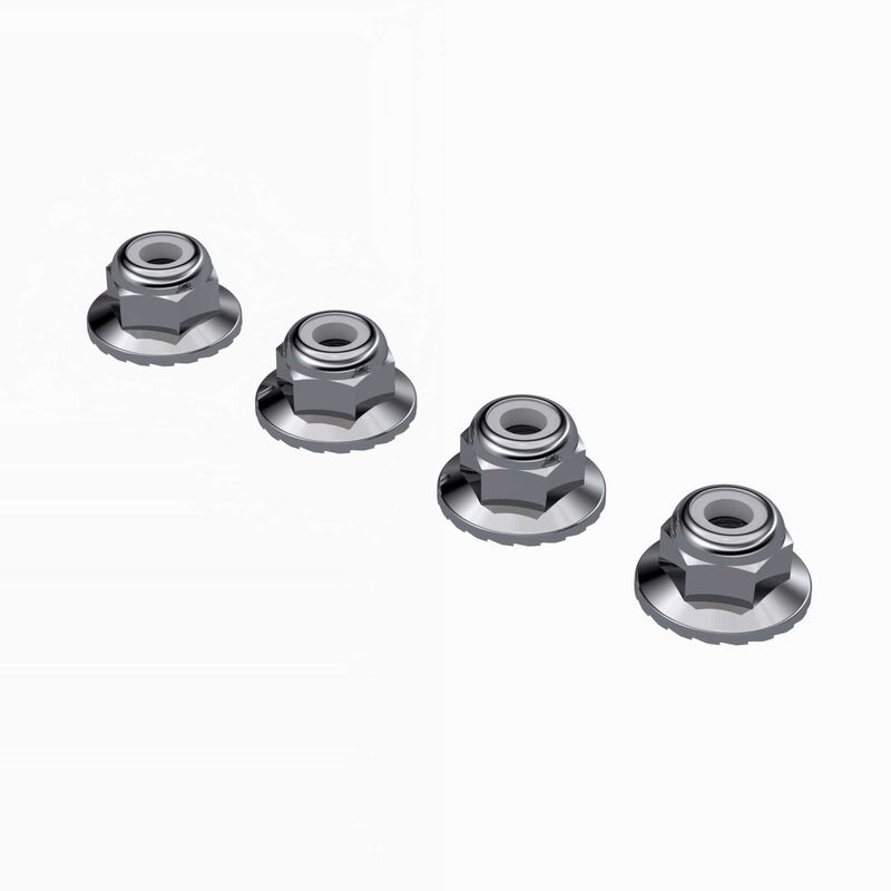Wide Flanged Nyloc Nut M4 (4)