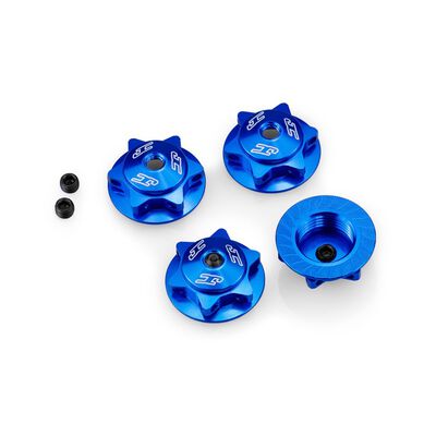 17mm Finnisher Serrated Magnetic Wheel Nut, Blue 17mm Finnisher Serrated Magnetic Wheel Nut, Blue