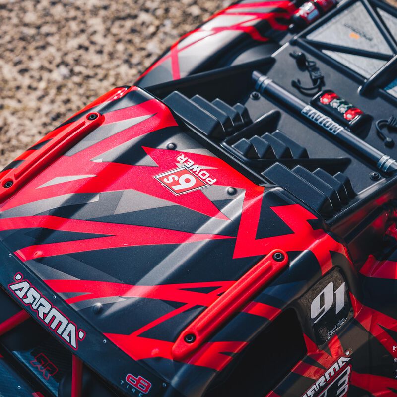 1/7 MOJAVE 6S BLX 4WD Brushless Desert Truck RTR, Red/Black