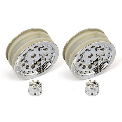 1/12 4x4 Crawler Wheels, Chrome (2) 1/12 4x4 Crawler Wheels, Chrome (2)