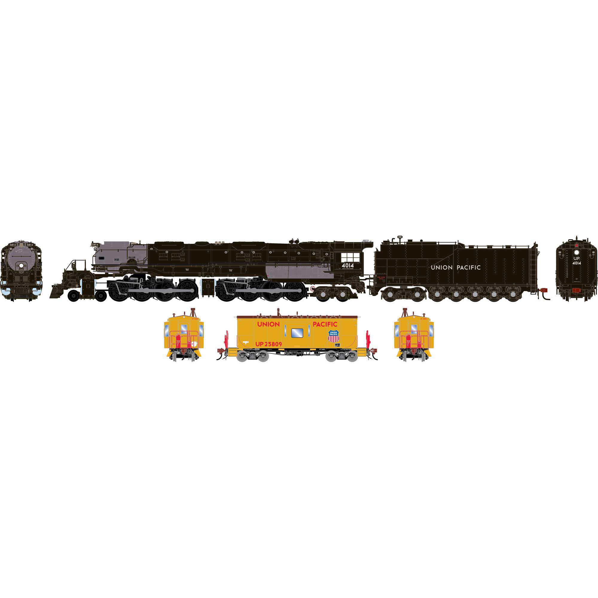 Athearn Genesis HO GEN 4-8-8-4 'Big Boy' Locomotive & CA-11