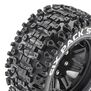 Six-Pack ST 2.8 Mounted Tires, Black 14mm Hex (2)