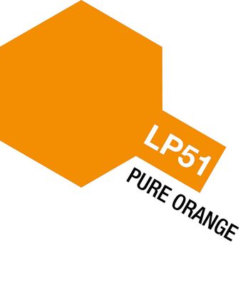 Lacquer Paint, LP-51 Pure Orange, 10 mL Lacquer Paint, LP-51 Pure Orange, 10 mL