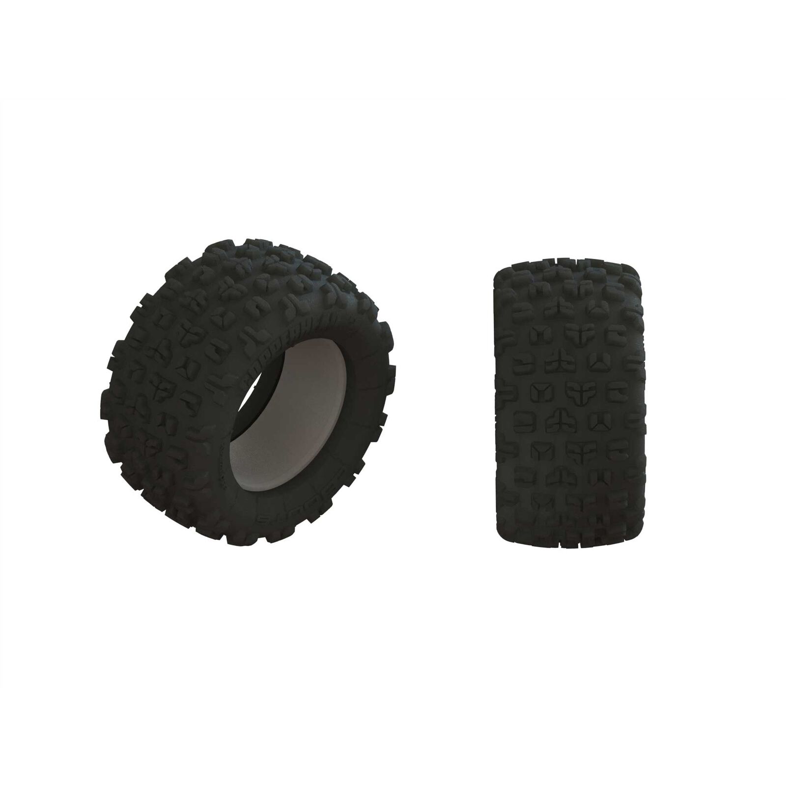 Pneus ARRMA DBoots Fortress MT 2,8 Avec Inserts Mousse - Pour Modèles 1/10 (lot De 2) - Neufs