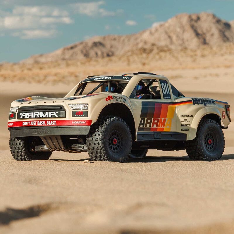 ARRMA 1/7 MOJAVE 6S 4X4 RTR Brushless Desert Truck, Beige