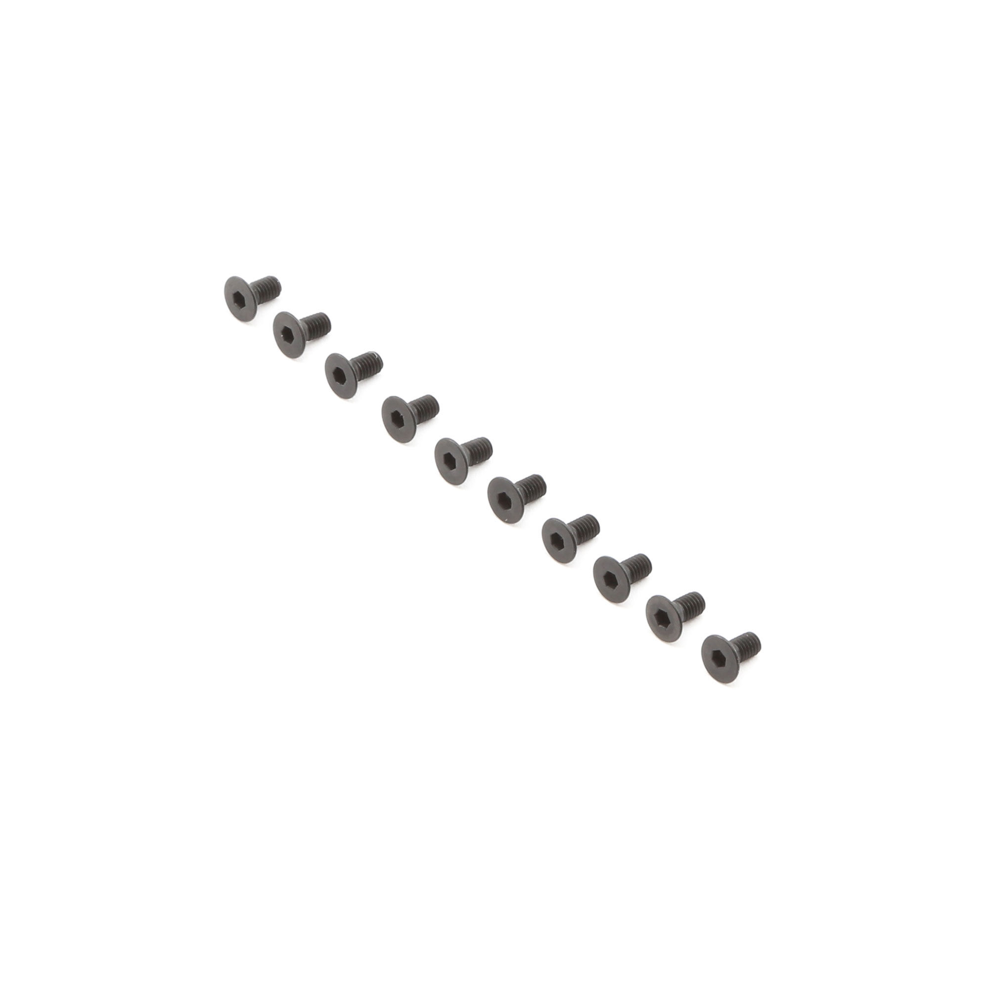 TEAM LOSI RACING Flachkopfschrauben M3 X 6mm – 10 Stück, Für RC-Modelle