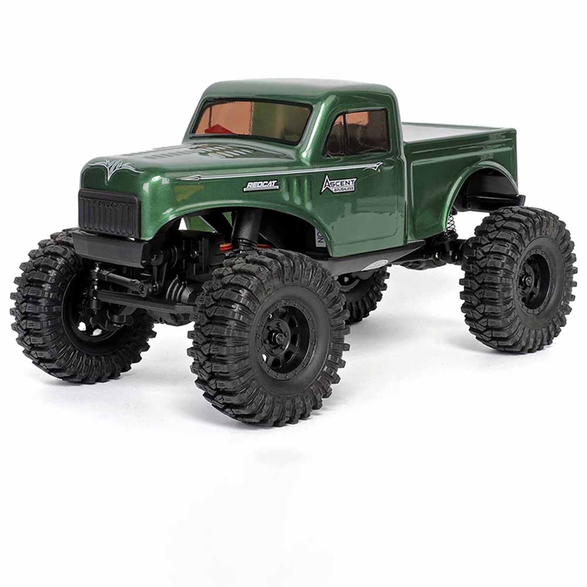 Redcat Racing 1/18 Ascent-18 Brushless 4x4 Rock Crawler RTR, Green