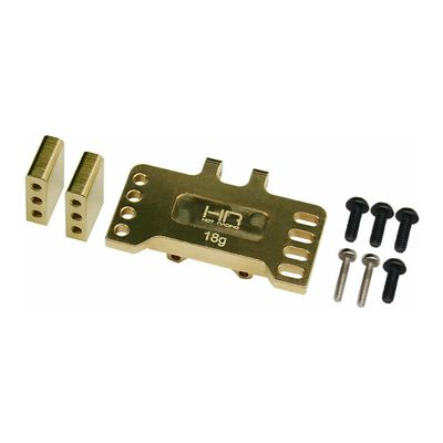 Brass Servo Mount (Reefs, Emax & Savox), 1/24 Axial SCX24 & AX24 Brass Servo Mount (Reefs, Emax & Savox), 1/24 Axial SCX24 & AX24