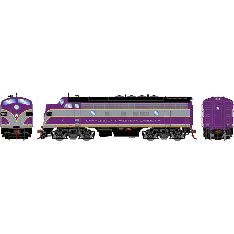 HO F7A Locomotive with DCC & Sound, C&WC #905