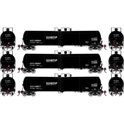HO ATH 30K Ethanol Tank Car, ACFX #89964/89967/89977 (3) HO ATH 30K Ethanol Tank Car, ACFX #89964/89967/89977 (3)