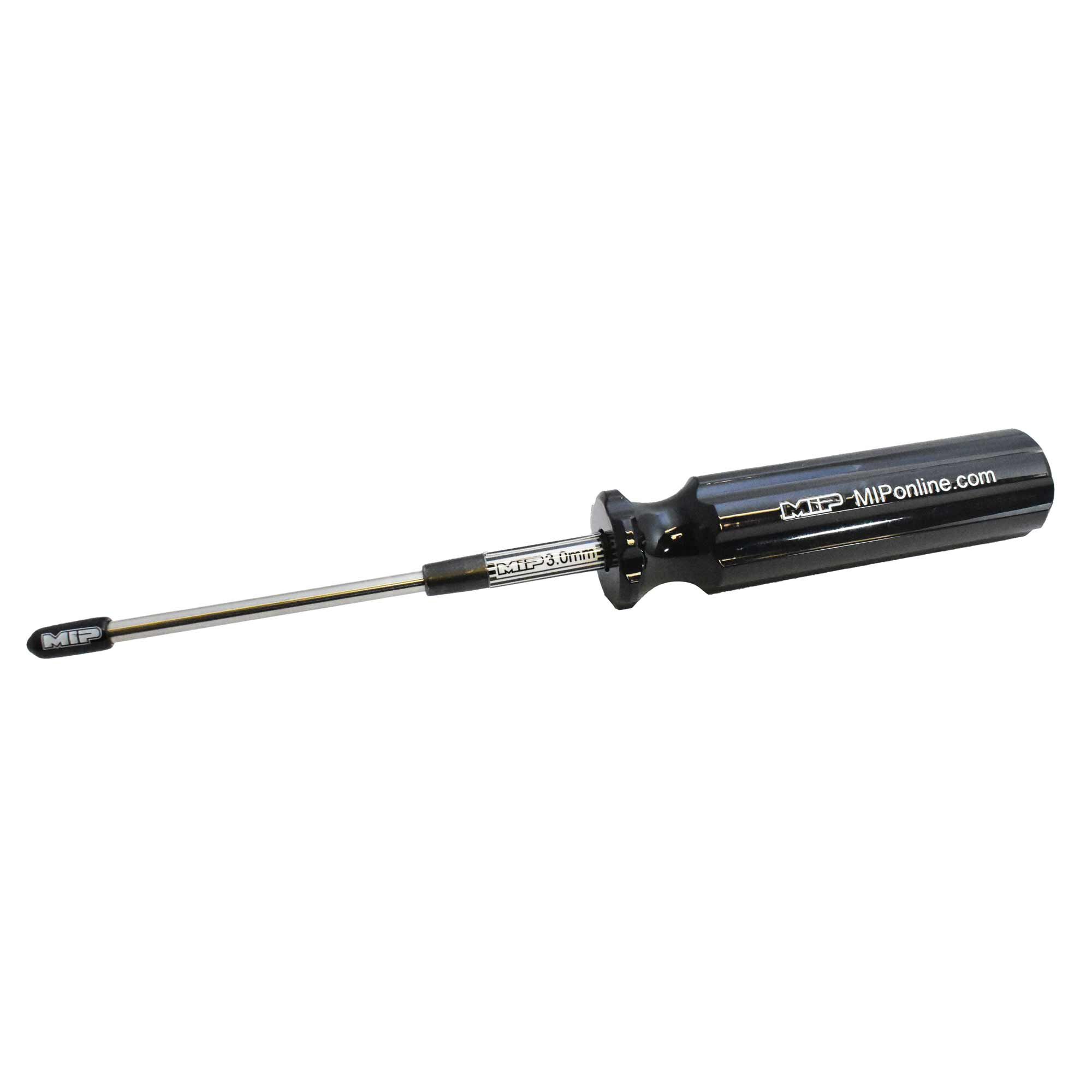 MIP MIP 3.0mm Black Handle Hex Driver Wrench | Horizon Hobby