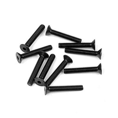 M4x25mm Flat Head Screws, Black (10) M4x25mm Flat Head Screws, Black (10)