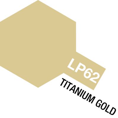 Lacquer Paint, LP-62 Titanium Gold, 10 mL Lacquer Paint, LP-62 Titanium Gold, 10 mL