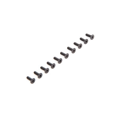 Flat Head Screws M2.5 x 8mm (10) Flat Head Screws M2.5 x 8mm (10)