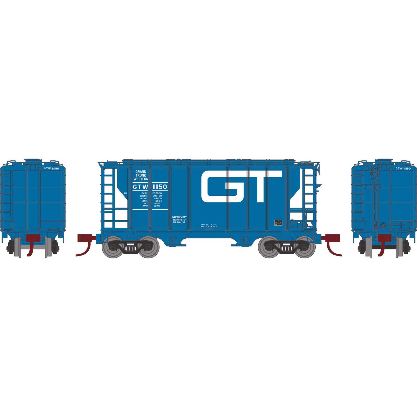 HO RTR PS-2 2600 Covered Hopper, GTW #11150