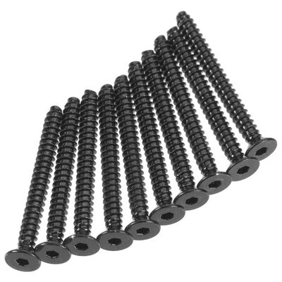 Hex Socket Tapping Flat Head M2.6x25mm, Black (10) Hex Socket Tapping Flat Head M2.6x25mm, Black (10)