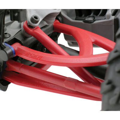 Rear Upper/Lower A-Arms, Red: 1/16 ERV Rear Upper/Lower A-Arms, Red: 1/16 ERV