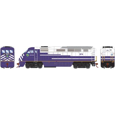 HO F59PHI Locomotive, LL SCAX #874 HO F59PHI Locomotive, LL SCAX #874