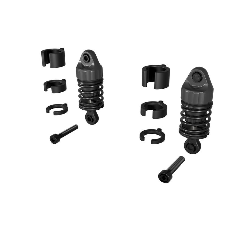 ARRMA Rear Shock Set 38.50mm Length, 800cSt Oil (2pcs): GROM