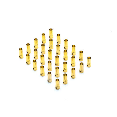 Connector: Gold Bullet Female, 3.5mm (30) Connector: Gold Bullet Female, 3.5mm (30)