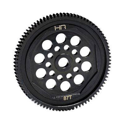 Hardened Steel Spur Gear, 87T 48p: ASC T4B4 Enduro Hardened Steel Spur Gear, 87T 48p: ASC T4B4 Enduro