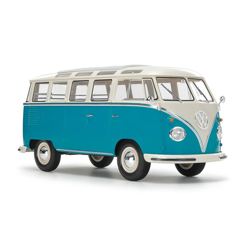 Tamiya 1/24 Volkswagen Type 2 (T1) CLIC LOC Model Kit, Blue