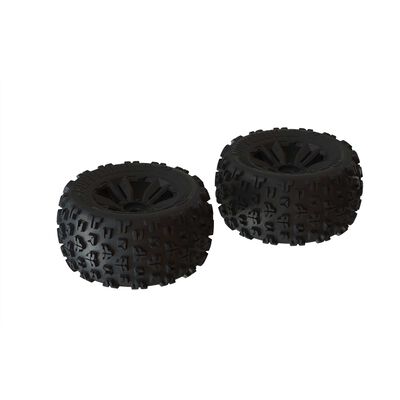 1/8 dBoots Copperhead2 MT Front/Rear 3.8 Pre-Mounted Tires, 17mm Hex, Black (2) 1/8 dBoots Copperhead2 MT Front/Rear 3.8 Pre-Mounted Tires, 17mm Hex, Black (2)