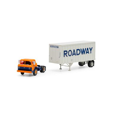 HO RTR Ford C/28' Trailer, Roadway #1 HO RTR Ford C/28' Trailer, Roadway #1