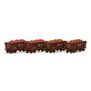 HO RTR 26' Ore Car High Side with Load, SP #3 (4)